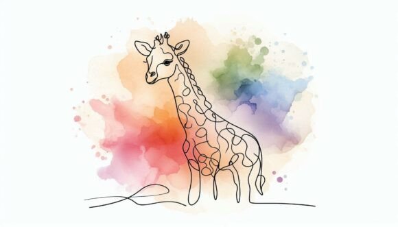 Download Minimal Giraffe Baby - Giraffe baby Collection