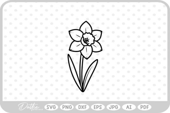 Download Daffodil Flower Spring Time SVG PNG DXF - Daffodil Collection