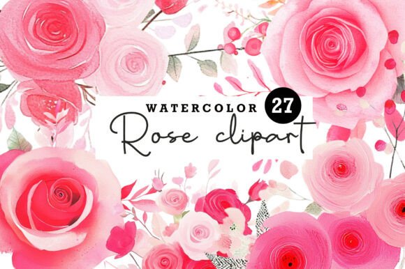 Download Rose Clipart Bundle Blush Flower - Blush flower Collection