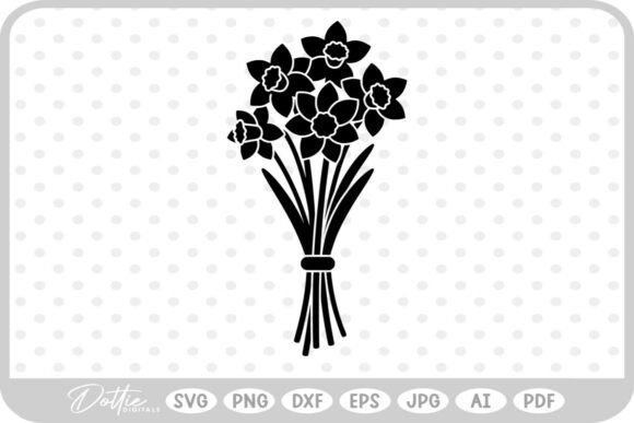 Download Daffodil Flower Spring Time SVG PNG DXF - Daffodil Collection