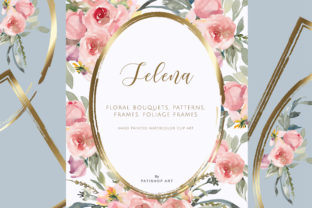 Download Watercolor Soft Blush Flower Clipart Set - Blush flower Collection