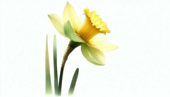 Download Yellow Daffodil Bloom - Daffodil Collection