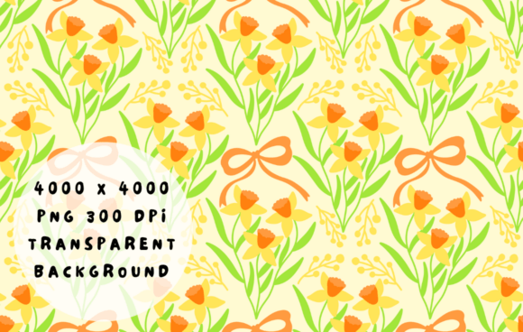 Download Aesthetic Daffodil Flower Spring Pattern - Daffodil Collection
